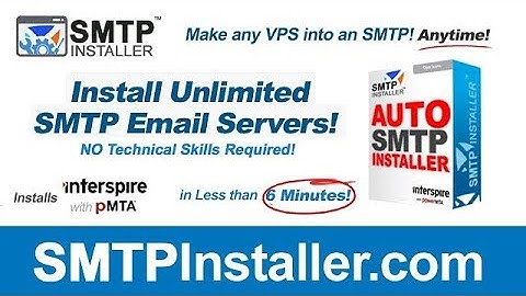 SMTPInstaller in Action!