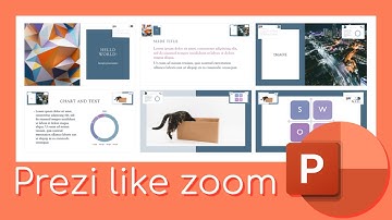Prezi like Zoom Transition(thumbnail) in MS PowerPoint