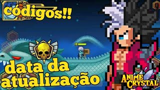 MELHOR NOTÍCIA!!! NOVOS PERSONAGENS,NOVO MAPA E DATA DA ATUALIZAÇÃO!! + CÓDIGOS - ANIME CRYSTAL
