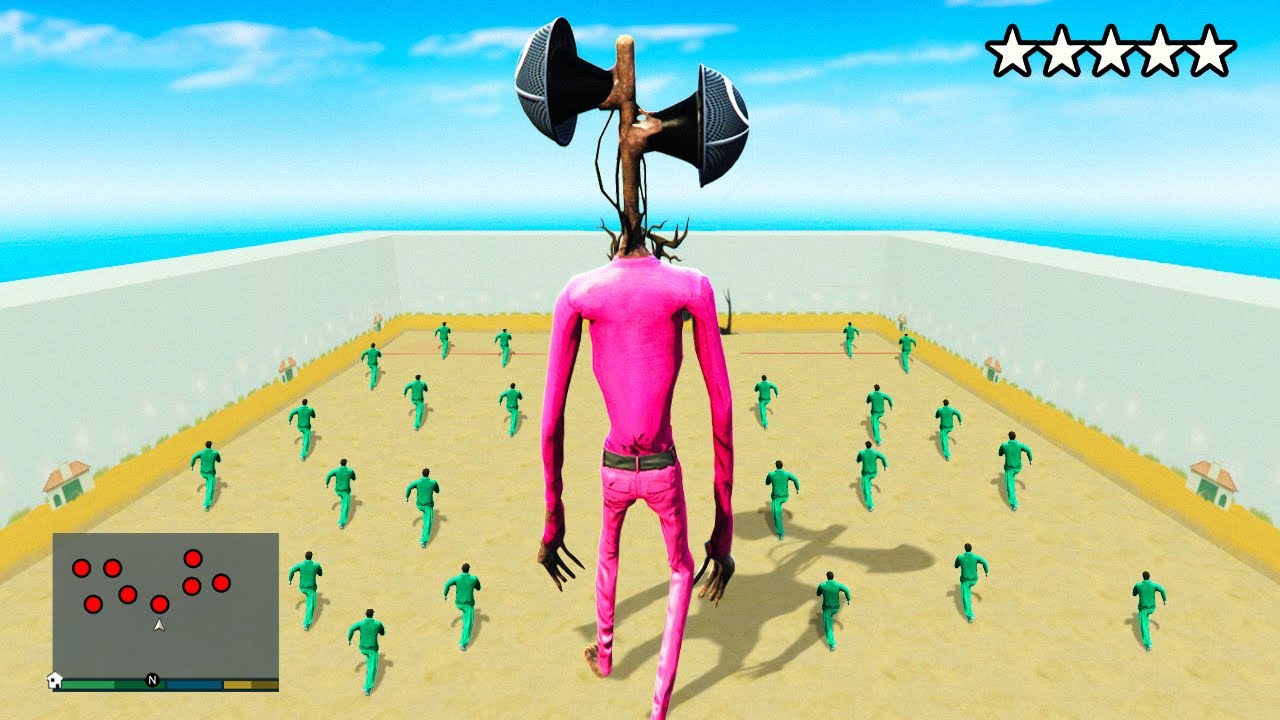 Playing As Any CURSED MONSTER In GTA 5! (SQUID GAME Edition GTA 5 RP Mods)