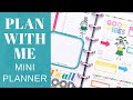 PLAN WITH ME | MINI Happy Planner | Stick Babe Essentials & Color Me Happy