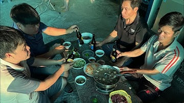 Cháo Sò Huyết, HÀU, HỘT VỊT LỘN, BÒ ẤN...ANH EM CÓ TRỐN Rào về thăm VỢ????