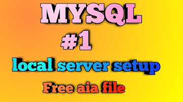 mysql database in kodular | connect local server into app using kodular