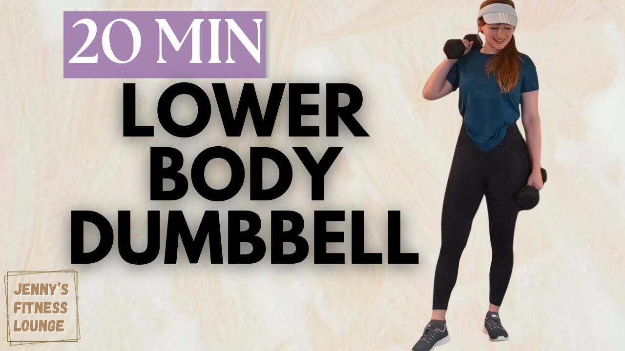 20 MIN LOWER BODY DUMBBELL WORKOUT | Strength & Sculpt Routine - YouTube
