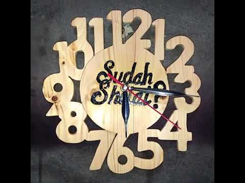 jam dinding dari kayu palet YouTube jam dinding dari kayu palet YouTube
