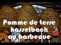 Pomme de terre hasselback au barbecue