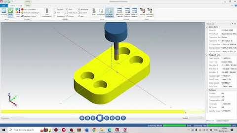 Mô phỏng gia công cho phần lập trình Phay trên Mastercam - SV FPT Polytechnic Cần Thơ thực hiện