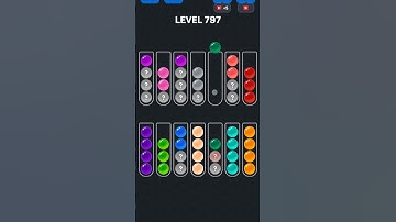 Ball Sort Puzzle nível 797 #games #puzzle #level #gaming #pop #colors #gameplay #automobile #gamer