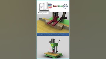 Mortising Machine #learnengg #mechanical #iti #animation