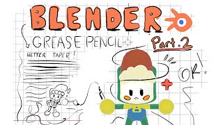 Grease Pencil Blender Brush Settings Beginner Tutorial Part 2