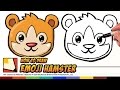 How to Draw a Cute Animals - Hamster Emoji for Beginners Step by Step | BP