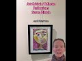 Art Critic in 1 Minute Reflections Susan Hirsch #portrait #watercolor #artreview #mixedmedia #artist