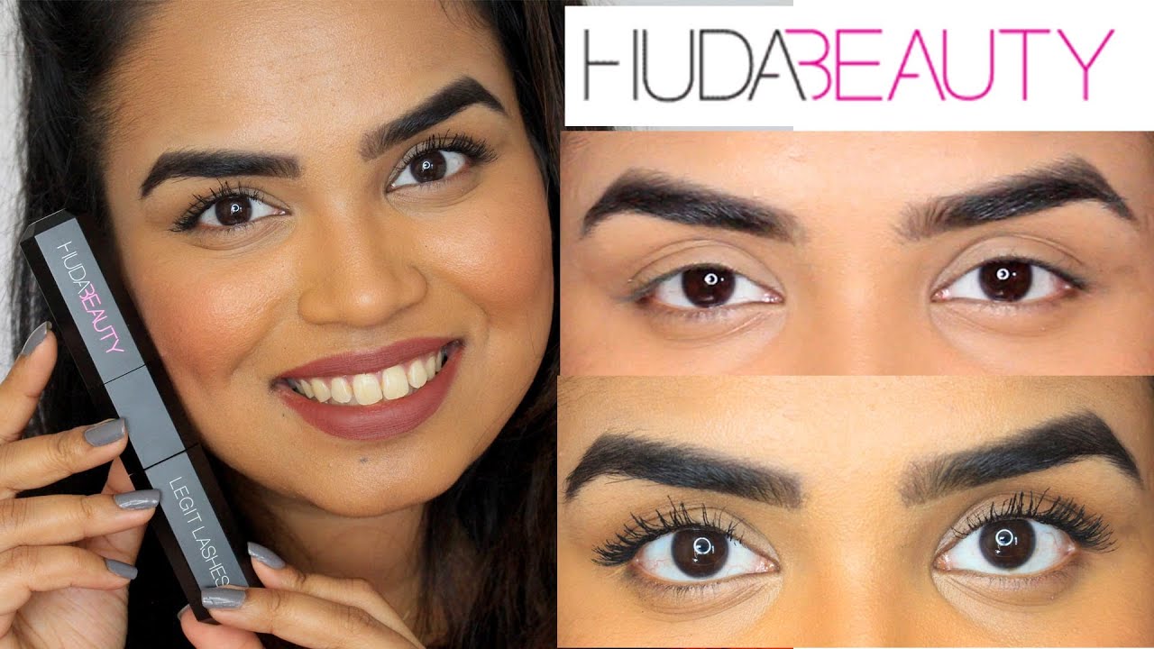 Huda Beauty Legit Lashes Mascara | FULL DEMO & REVIEW - YouTube