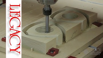 4x8 CNC Router Wood CNC Projects: Cutting Threads In Wood Adjustable Stool [ 3 Of 3]