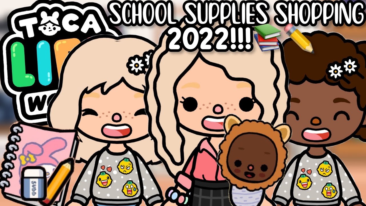 School Supplies Shopping 🛒📚 Vlogs with Gaby and Ava Vlog175 Toca