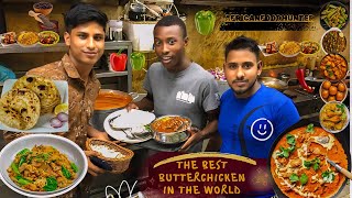 AFRICAN REACTS TO BUTTER CHICKEN || ALMOST CRIED AFTER CHEWING THE CHILLI 🌶️ || ZIMBABWEAN YOUTUBER