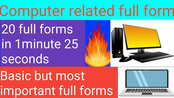 computer related full forms/most important full forms of computer