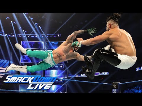 Rey Mysterio vs. Andrade - 2-out-of-3 Falls Match: SmackDown LIVE, Jan. 22, 2019