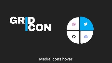 Creative Social Media Icons using HTML and CSS