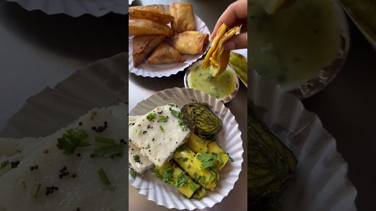 Gujarati breakfast in Nani ghar in Surat with cousin📍