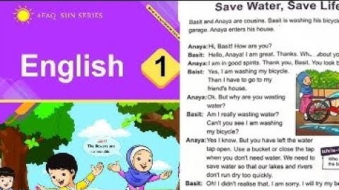 Afaq sun series english class 1 unit 7