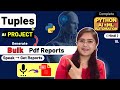 Tuples in Python with AI Project | Voice to PDF Report Generator | AI ML Automation Course | L10