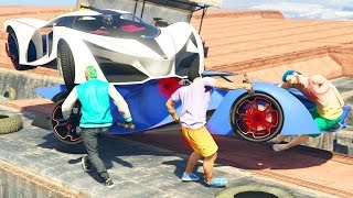 MINIJUEGO! CORRE O TE ATROPELLO!! A TOMAR POR SACO!! - GTA V ONLINE