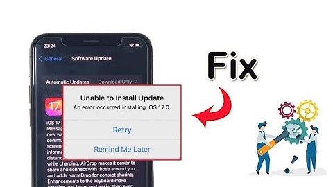 Fixed--Unable to install update on iPhone iOS 17/18