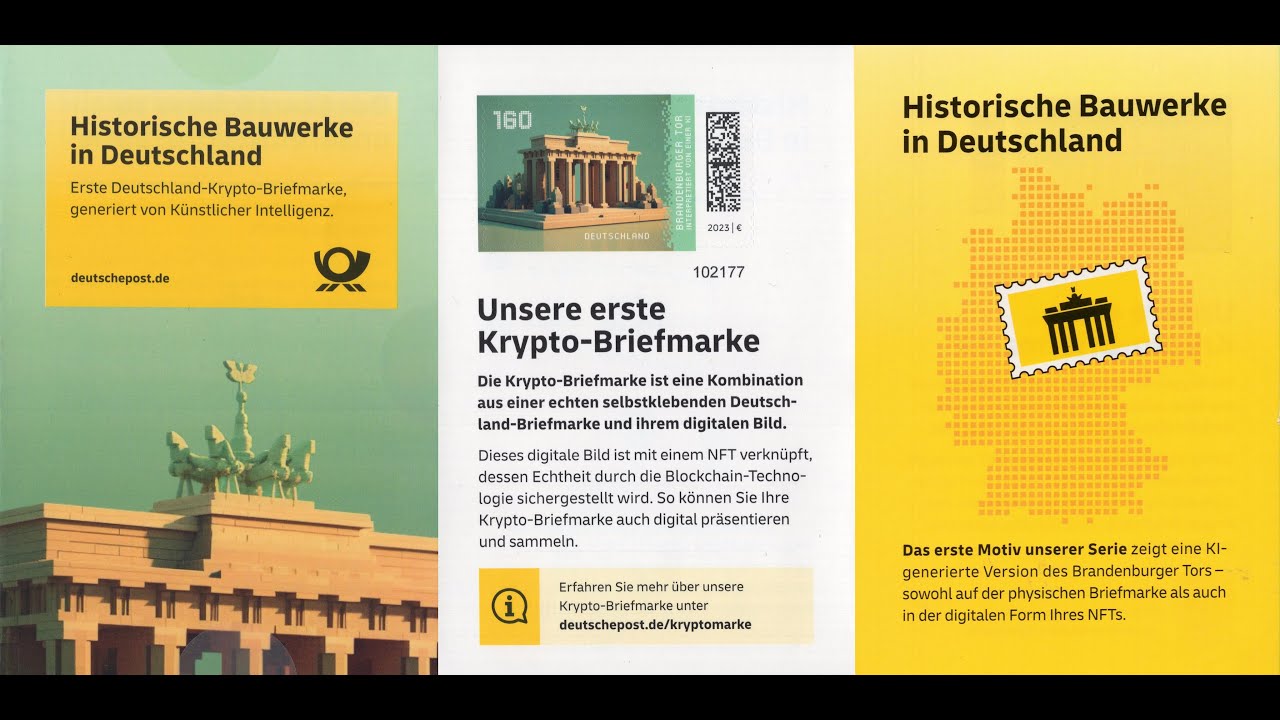 Die erste Krypto Briefmarke der Deutschen Post, was steckt dahinter!?