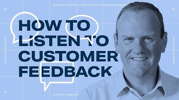 How to listen to customer feedback - by Steven Van Belleghem