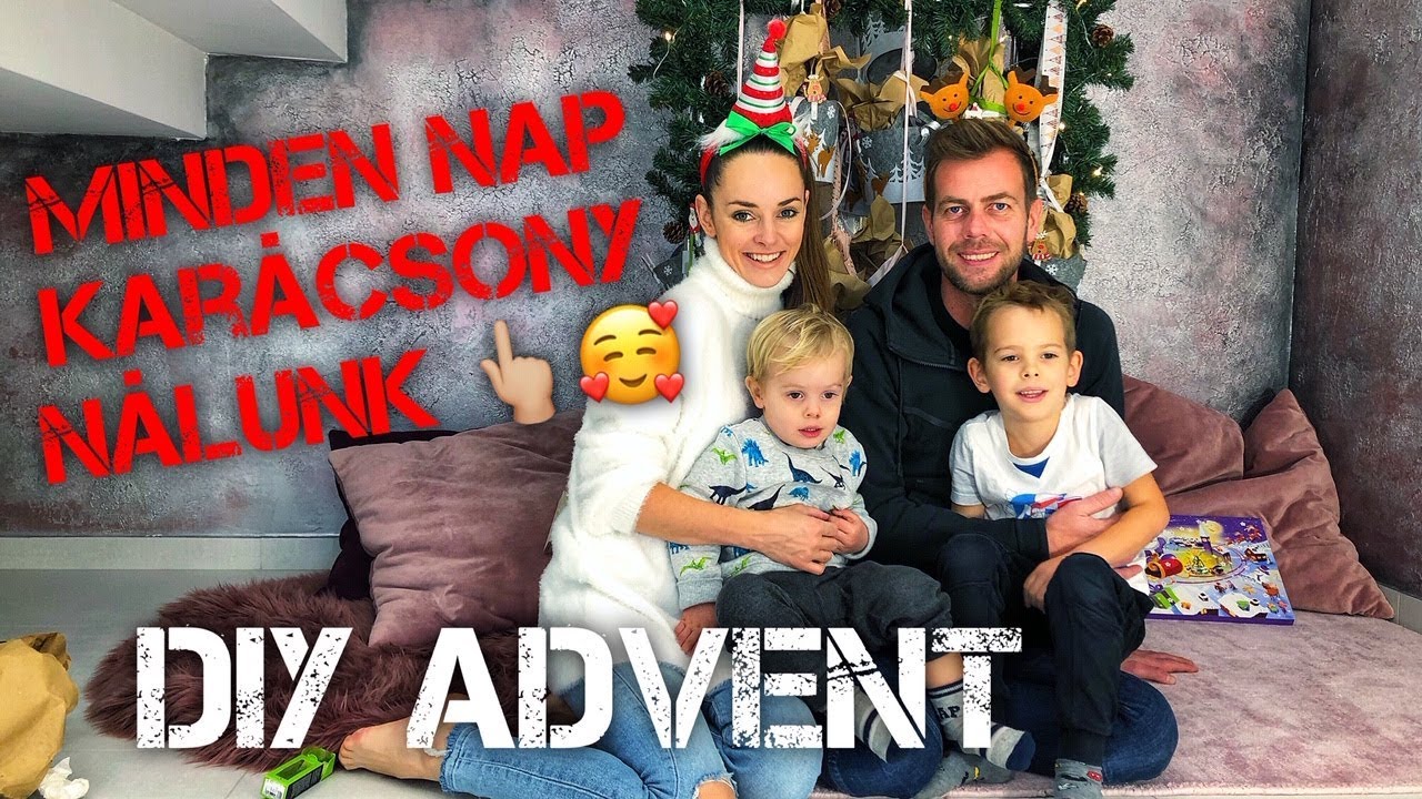 NÁLUNK ÍGY LETT MINDEN NAP KARÁCSOOONY! :) - DIY ADVENTI NAPTÁR