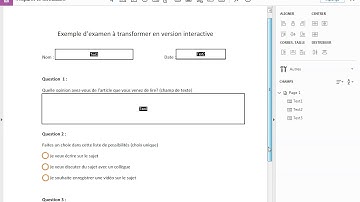 Création de pdf interactifs avec Adobe Reader Pro