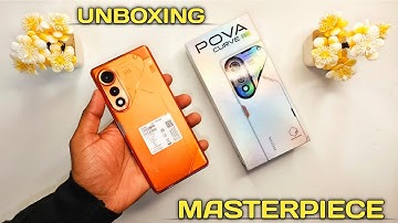 Tecno Pova Curve 5G Orange Colour Unboxing & Full Review | 144Hz Curved AMOLED + Dimensity 7300 !