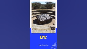 Hoba Meteorite #hoba #meteorite #youtubeshorts #ancientwonder #spacerock #namibia #didyouknow