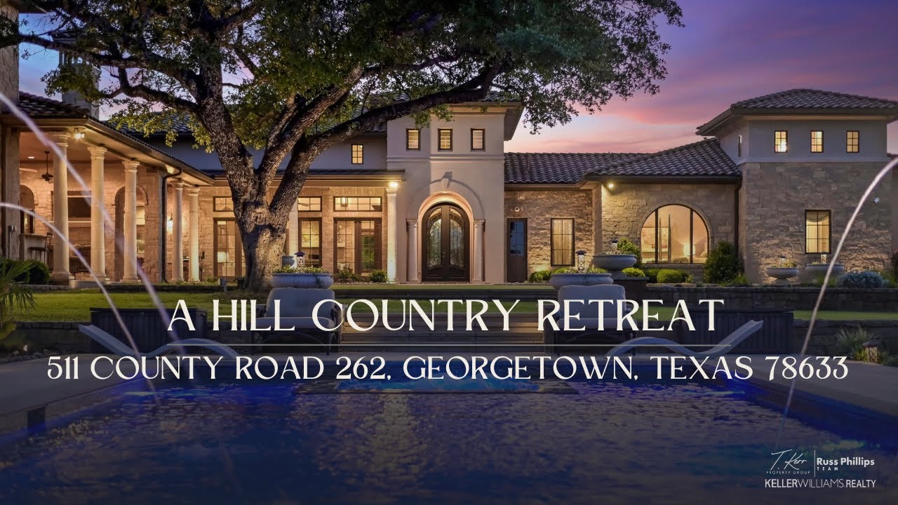A Hill Country retreat suitable for Texas nobility - 511 County Rd 262, Georgetown, TX 78633