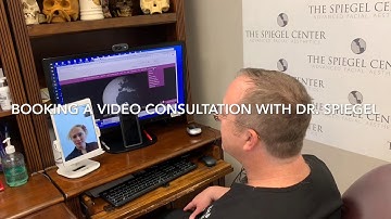 Booking a video consultation with Dr.Spiegel