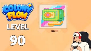 Colony Flow level 90 walkthrough gameplay 