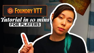 Spelersgids voor Foundry VTT | Alle basisbeginselen in 10 minuten!