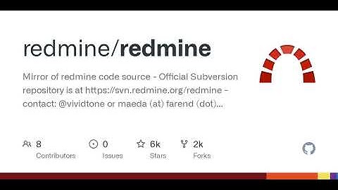 GitHub - redmine/redmine: Mirror of redmine code source - Official Subversion repository is at ht...