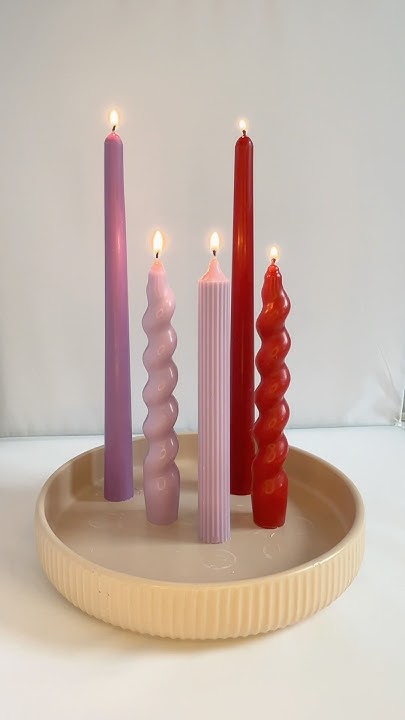 столовые свечи ️‍🔥 #свечи #идеяподарка #сервировка #декордлядома - YouTube