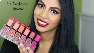 Bourjois rouge edition velvets ♡ review + Lip swatches | Shuanabeauty | Tan skin tones