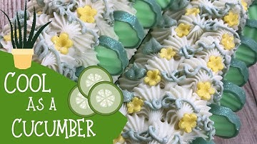 Making Of Cool As A Cucumber Cold Process Soap With Aloe Vera & Cucumber | 🥒 GYPSYFAE CREATIONS