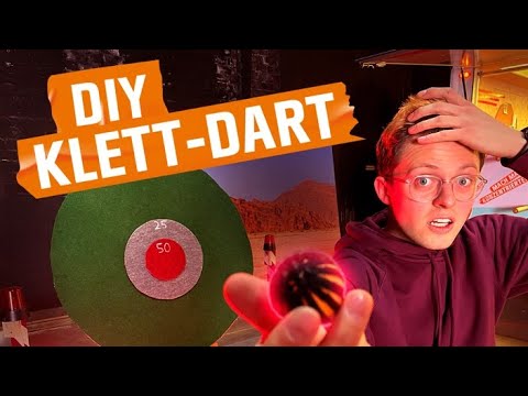 DIY Klett-Dart! So kannst du zuhause TRICKSHOTS üben! | MACH MAL DEINS