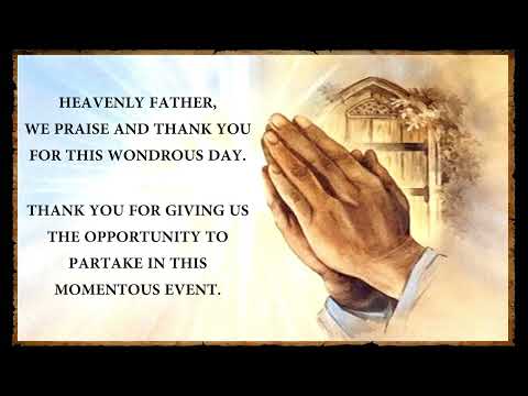 Opening Prayer for Programs, Meeting, Events, Gatherings and Special Occasions