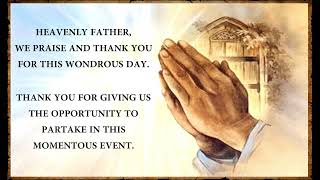Opening Prayer for Programs, Meeting, Events, Gatherings and Special Occasions