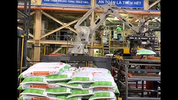 Robot bốc xếp bao tải  - Weldcom Mr Thắng 0975441204