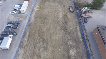 Drone Video of parking lot project - 3D Computer Model