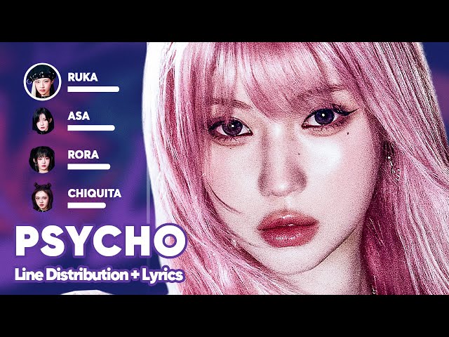 BABYMONSTER - PSYCHO (Line Distribution + Lyrics Karaoke) PATREON REQUESTED