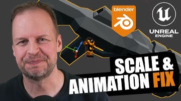 Blender 4.5 to Unreal Engine 5.6 - Fix Scale & Animation in 2025