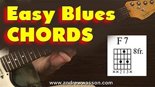 Easy Chords for Blues Guitar